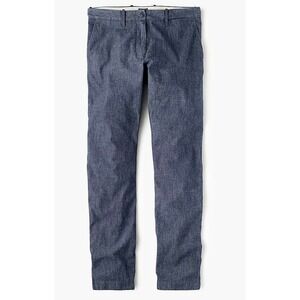 J. Crew Mens 770 Straight-fit‎ chino in stretch Gray Size W35xL32